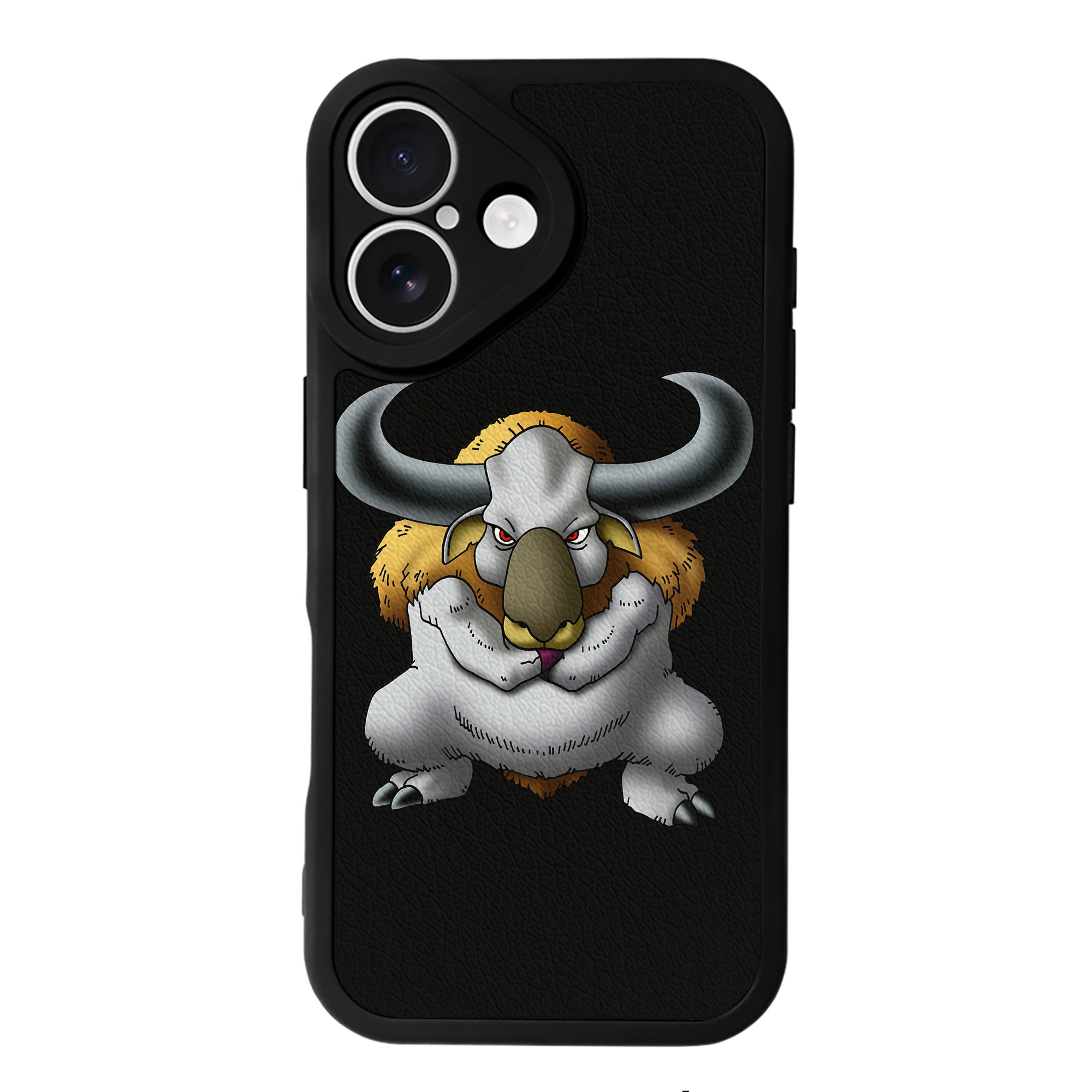 （画像用） ドラゴンクエスト Doragon Kuesuto Dragon Quest 【iPhone 16シリーズ対応】シリコンスマホケース（レザー調） 材質：シリコン
